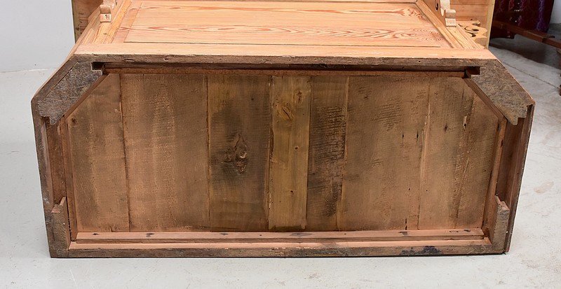 Authentic Trade Counter In Natural Pine - 1900-photo-8