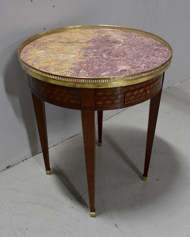 Bouillotte Mahogany Table, Louis XVI Style - Early Twentieth-photo-2