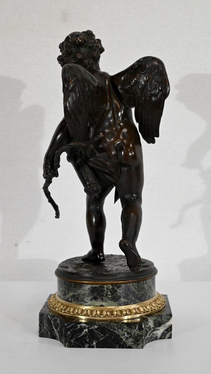 Bronze « Cupidon », D’après L-s. Boizot – Fin XIXe-photo-6