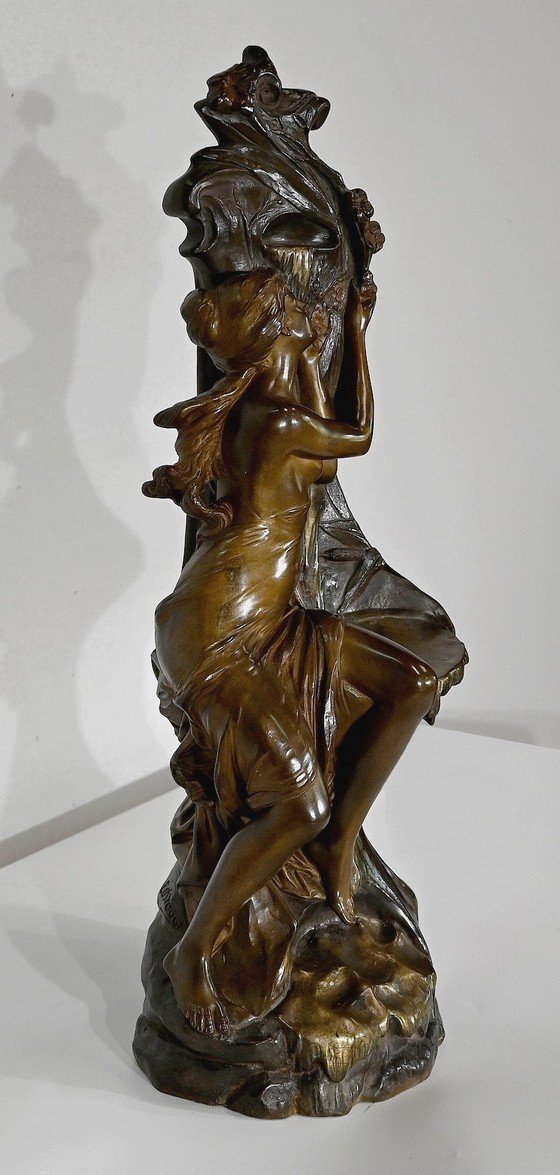 Important Bronze « La Source », D’e. Drouot – 1900-photo-2