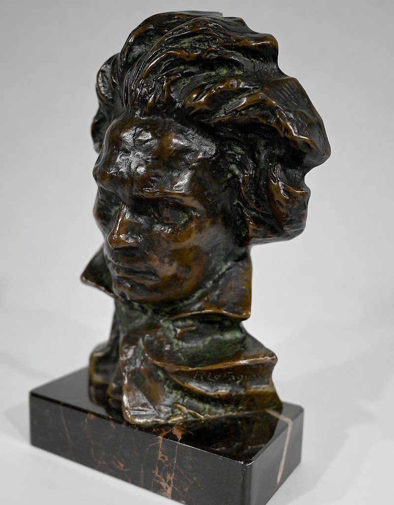 Bronze « Beethoven » De P. Le Faguays -1930-photo-4