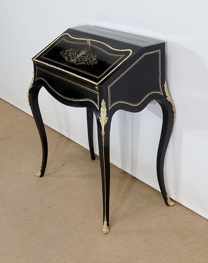 Petit Bureau De Dame, Style Louis XV, époque Napoléon III – Milieu XIXe-photo-2