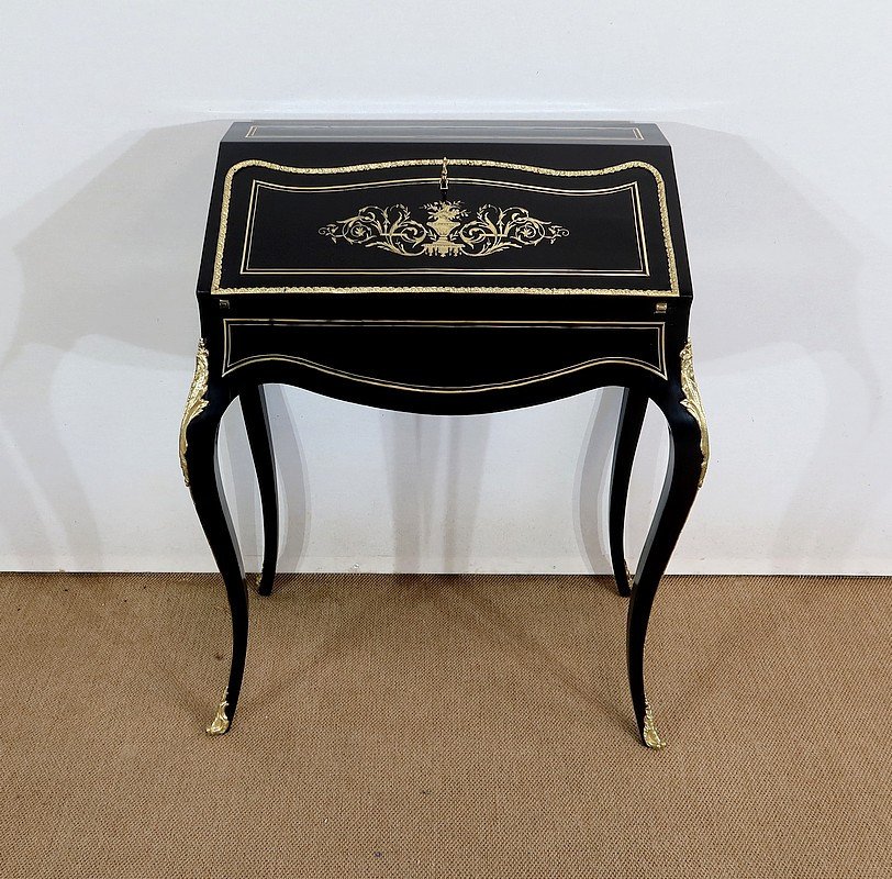 Petit Bureau De Dame, Style Louis XV, époque Napoléon III – Milieu XIXe-photo-3