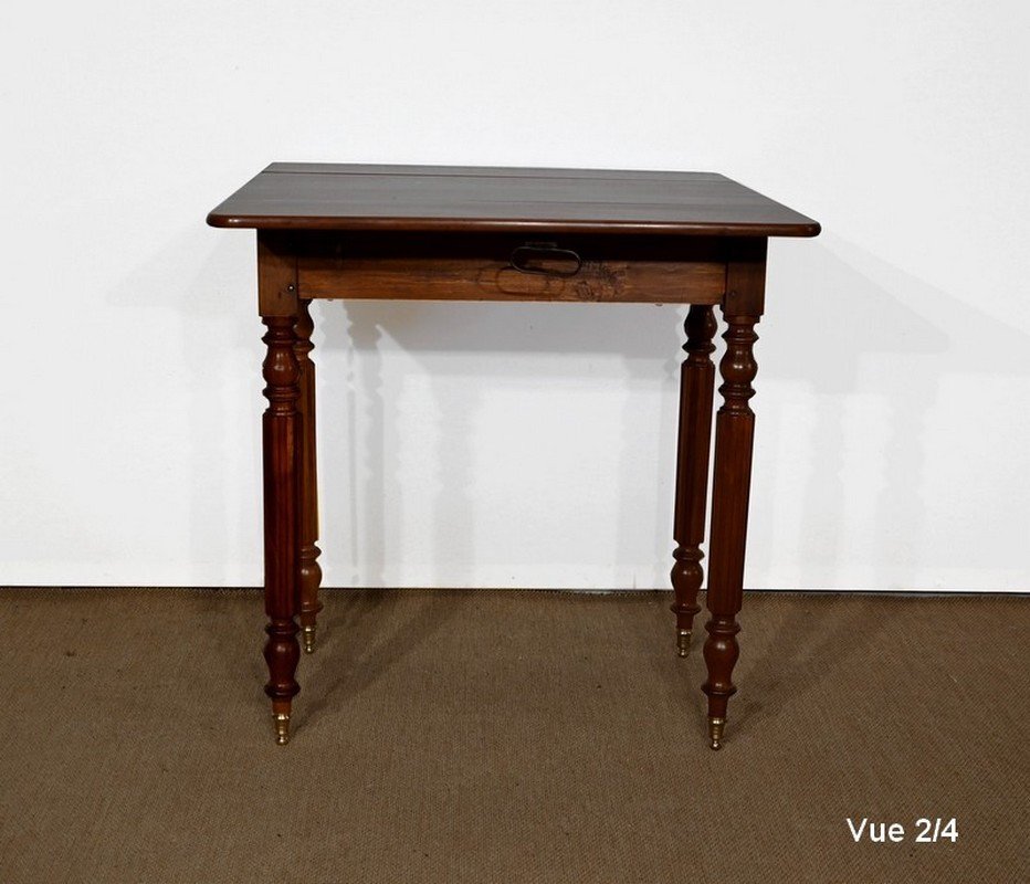 Petite Table à Abattants En Acajou, époque Louis Philippe – 2ème Moitié Du XIXe-photo-5