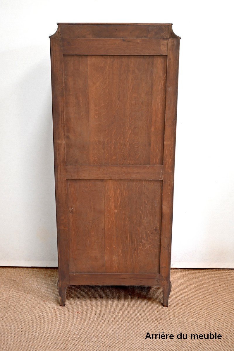 Semainier Secretaire In Precious Wood, Louis XV Style, Napoleon III Period - Mid-19th Century-photo-7