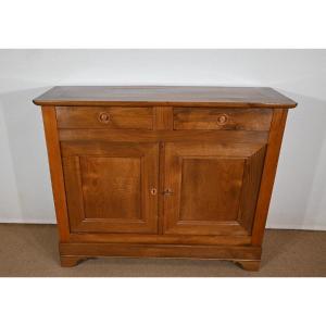 Narrow Buffet In Blond Chestnut - Late Nineteenth