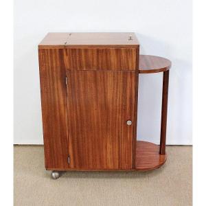 Bar Cabinet In Mahogany Veneer - 1950