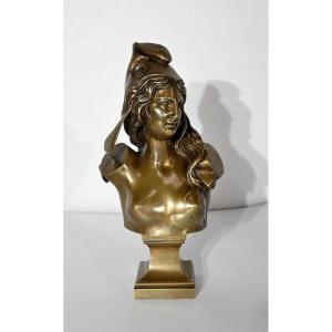 Bust Of Marianne In Bronze - Early Twentieth