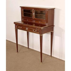 Bonheur-du-jour In Mahogany, Louis XVI Style - Mid-19th Century