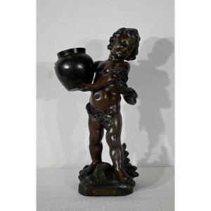 “happy Birthday” Spelter, By Aj Scotte – Late 19th Century