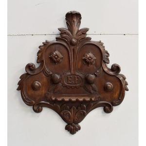 Oak Wall Pipe Rack - 1910/1920