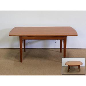 Table à Système Scandinave En Teck, Modèle « Sesam » De Tingströms, Par F. Ohlsson - 1960