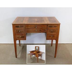 Natural Wood Dressing Table, Louis XVI Style - Early 19th Century