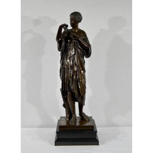 Important Bronze « Diane De Gabies » Signé F.barbedienne – XIXe