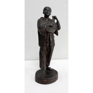 Bronze “pierrot”, By L. Lensa – Early 20th Century