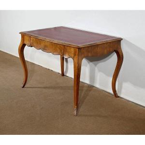 Walnut Desk Table, Louis XV Style - Mid-19th Century