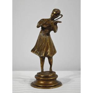 Bronze « La Violoniste » - Fin XIXe