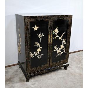 Sideboard In Lacquered Wood, China - Mid 20th Century