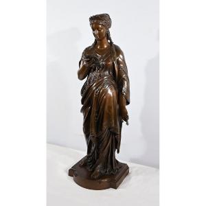 Important Bronze « La Lettre » De J-l. Grégoire –  Fin XIXe