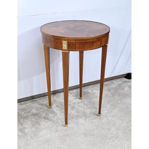 Louis XVI / Directoire Style Light Mahogany Pedestal Table – Late 19th Century