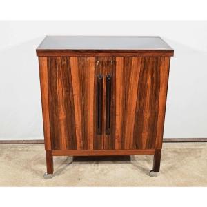 Scandinavian Bar On Casters In Rio Rosewood, Signed Torbjørn Afdal For Bruksbo – 1960