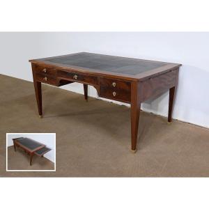 Important Mahogany Desk, Directoire Period - Early 19th Century