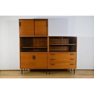Meuble Modulable En Acajou, Modernisme – 1960