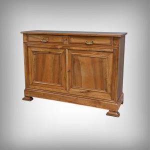 Solid Walnut Sideboard, Louis-philippe Style – 1900