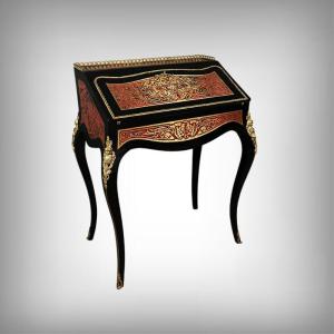 Lady's Desk In “boulle” Marquetry, Napoleon III – Mid-19th Century