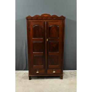 Pondicherry Spice Cabinet, In Teak And Rosewood – 1900