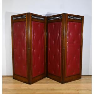 Four-panel Mahogany Screen – Part 1, 20th Century
