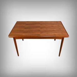 Table Extensible en Teck, Dyrlund, Danemark – 1960