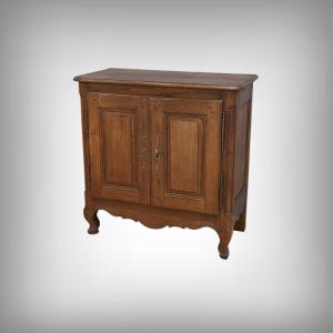 Solid Oak Sideboard, Louis XV Style – Mid-19th Century