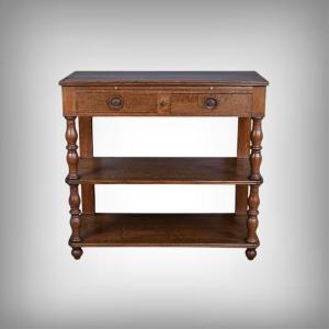 Desserte en Chêne, style Louis-Philippe – Fin XIXe