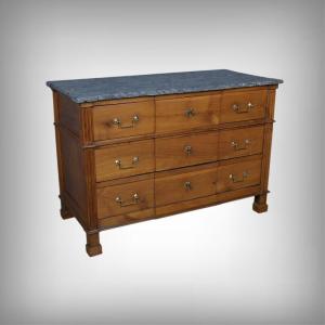 Cherrywood Chest Of Drawers, Louis XVI Period – Late 18th Century