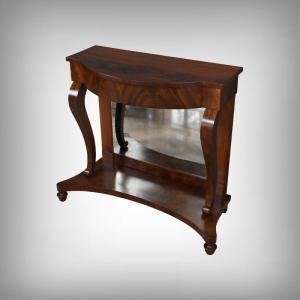 Console en Acajou, époque Restauration – 1re partie XIXe
