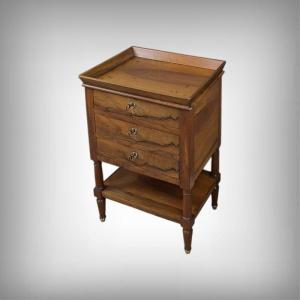 Petite Table de Salon en Noyer, style Louis-Philippe – Milieu XIXe