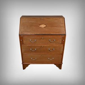 English Mahogany Writing Desk – Early 20th Century