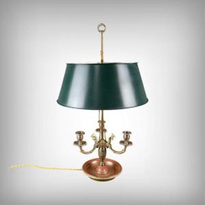 Bronze Hot-water Bottle Lamp, Restoration Style – Early 20th Century