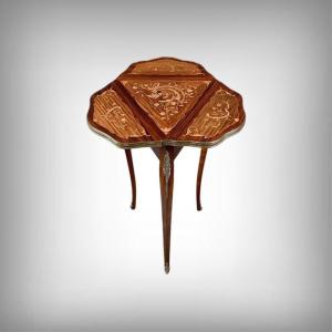 Petite Table à Volets en Acajou, époque Napoléon III – 2ème partie XIXe