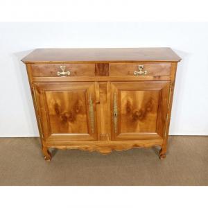 Regional Buffet In Solid Cherry, Louis XV / Louis XVI Transition Style - Mid-19th Century