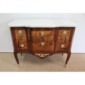  Commode Sauteuse, Style Transition Louis XV/louis XVI – Fin XIXe 