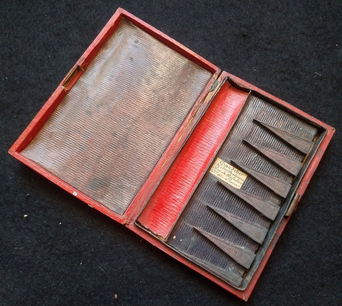 Stamp Book And Penknife By Grandcher In Petit Dunkerque (paris), Circa 1805-photo-3