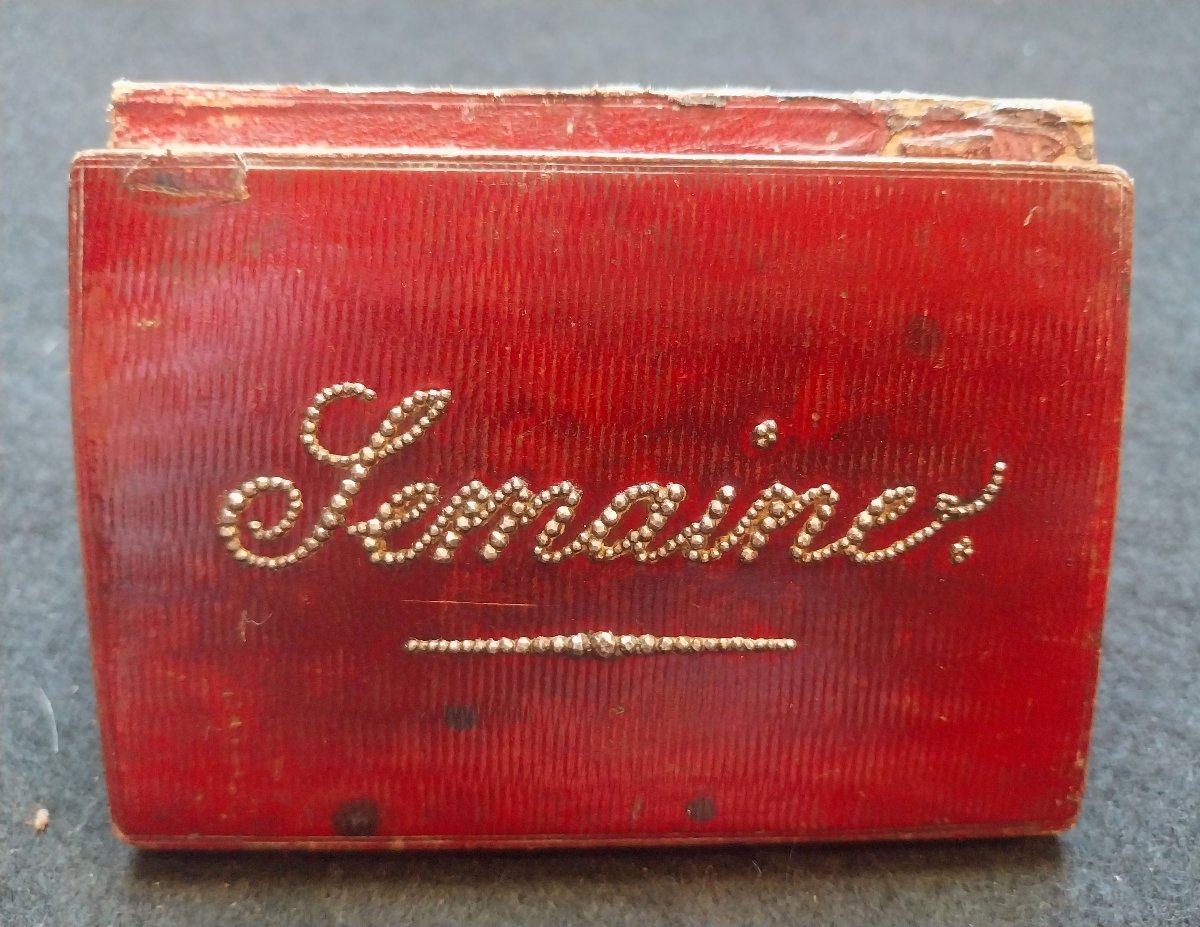 Stamp Book And Penknife By Grandcher In Petit Dunkerque (paris), Circa 1805-photo-1