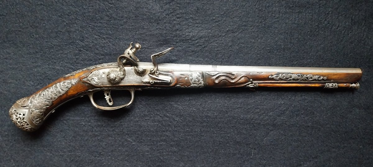 Arcon Pistol By Bonaso And Cominazzo - Italy, Brescia, C. 1660