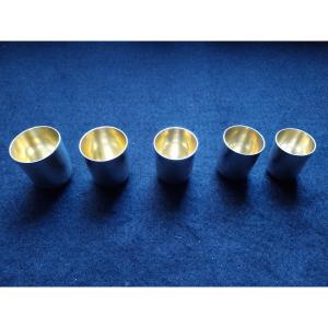 Silver Hunting Cups (schnapsbecher) - Nurtingen, C. 1900