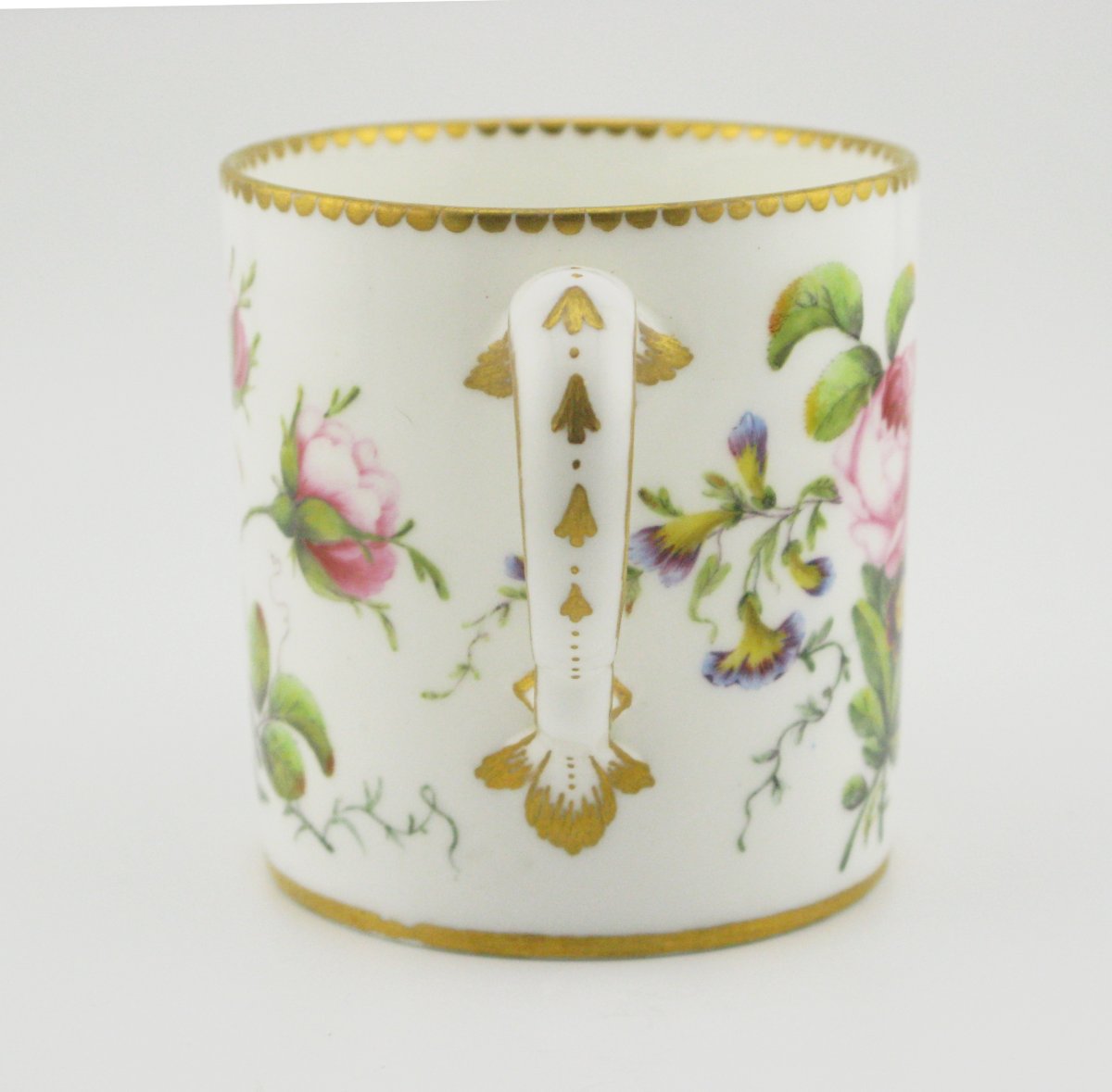 Tasse à Café Et Soucoupe En Porcelaine De Sèvres 1775 Du XVIIIe Siècle-photo-2