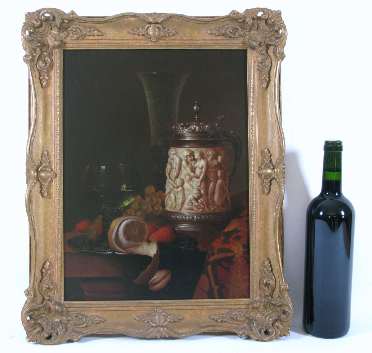Andreas Gyula Bubarnik (hungarian 1936-2010) Still Life Oil On Panel-photo-4