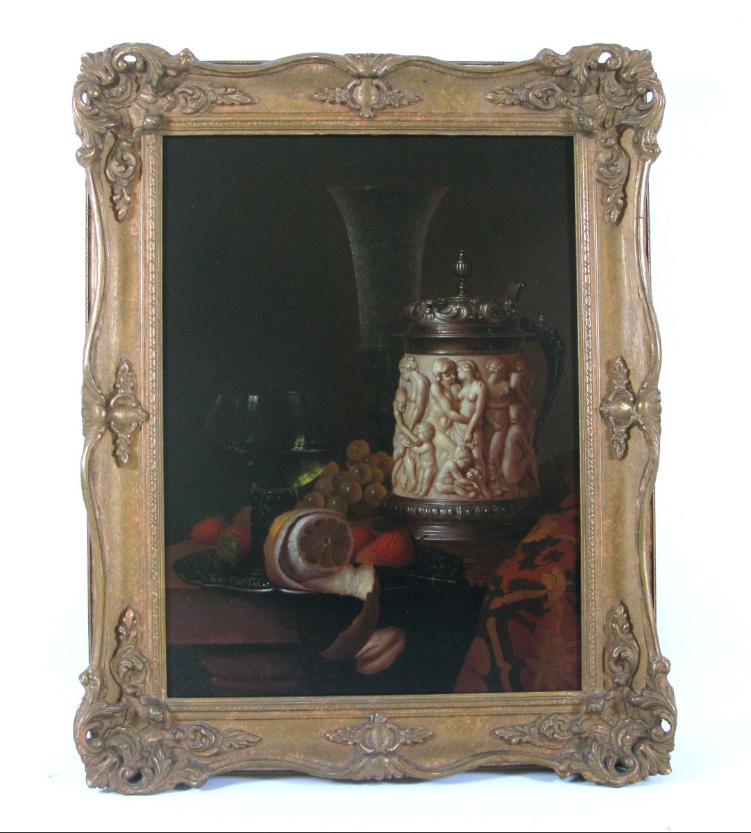 Andreas Gyula Bubarnik (hungarian 1936-2010) Still Life Oil On Panel
