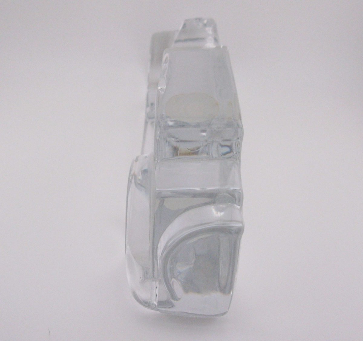 Sculpture de voiture/presse-papier vintage en cristal Daum Marly-photo-1